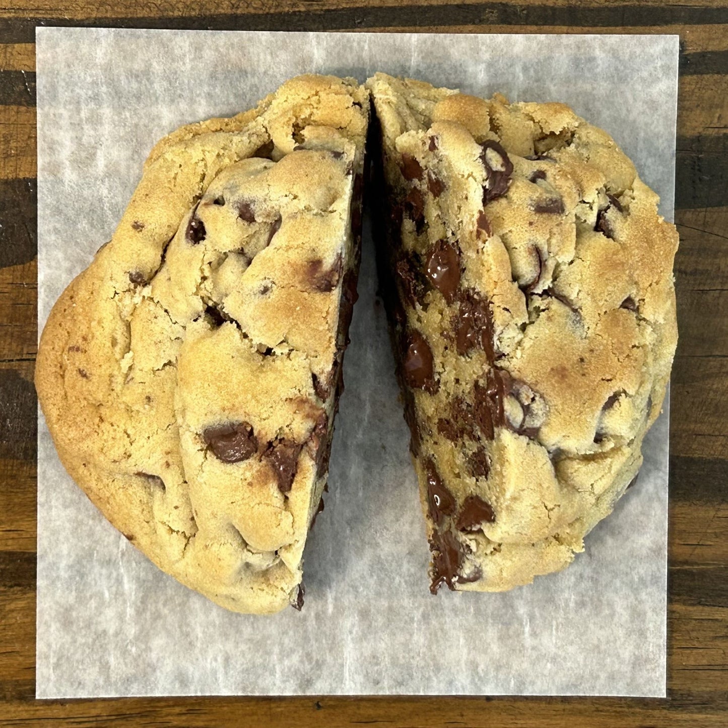 STACKED AND BAKED - NY STYLE COOKIES - STACKED COOKIES - CHOCOLATE CHIP COOKIE
