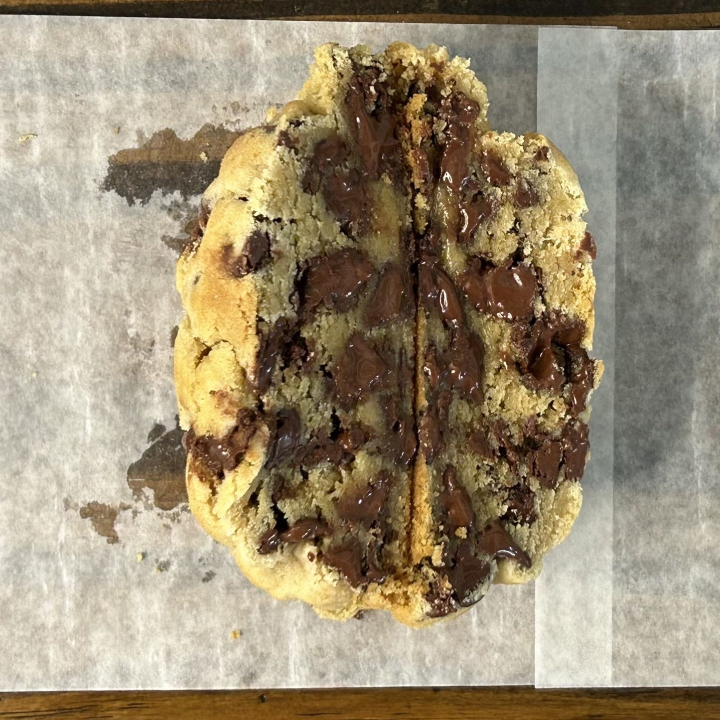 STACKED AND BAKED - NY STYLE COOKIES - STACKED COOKIES - CHOCOLATE CHIP COOKIE