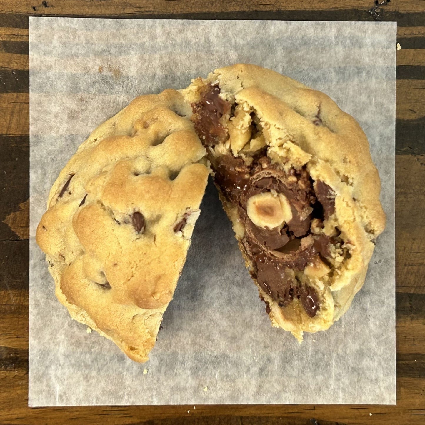 STACKED AND BAKED - NY STYLE COOKIES - STACKED COOKIES - VANILLA COOKIE - FERRERO ROCHER