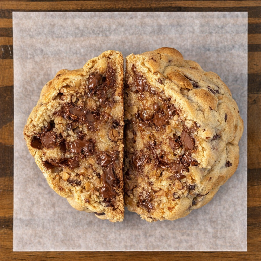 STACKED AND BAKED - NY STYLE COOKIES - STACKED COOKIES - CHOCOLATE WALNUT