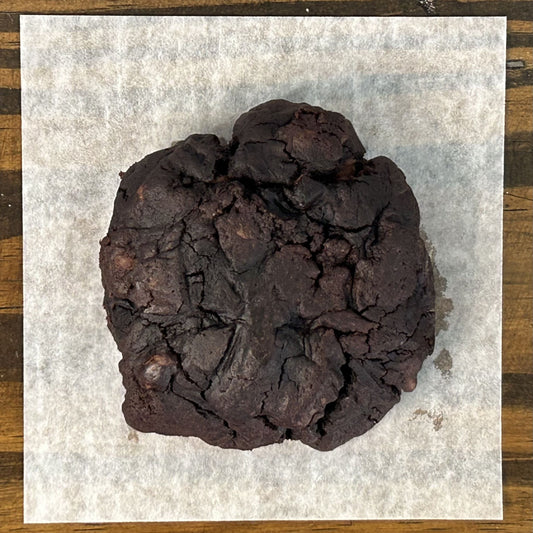 STACKED AND BAKED - NY STYLE COOKIES - STACKED COOKIES - DOUBLE CHOCOLATE COOKIE