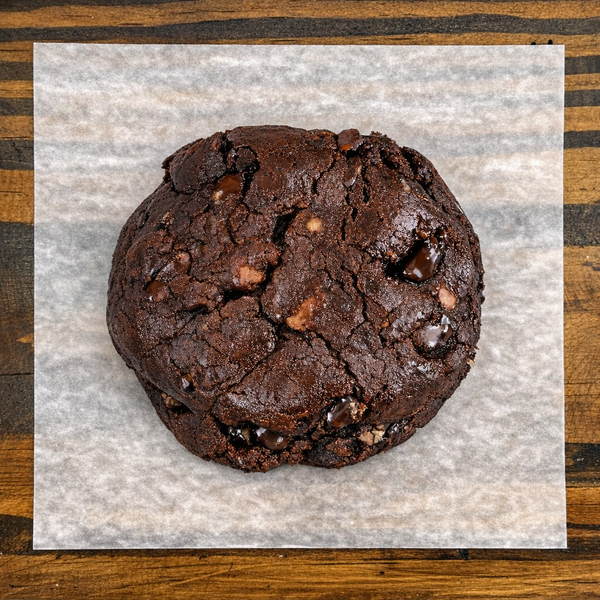 STACKED AND BAKED - NY STYLE COOKIES - STACKED COOKIES - DOUBLE CHOCOLTE - DUBAI PASTE- ROASTED KATAIFI DOUGH - PISTACHIO CREAM