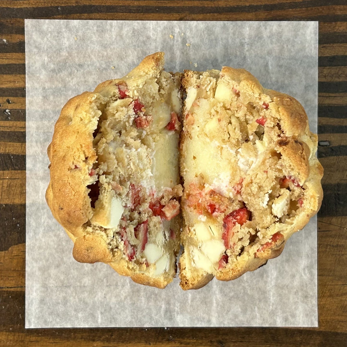 STACKED AND BAKED - NY STYLE COOKIES - STACKED COOKIE C - STACKED -  STRAWBERRY - STRAWBERRY SHORTCAKE COOKIE